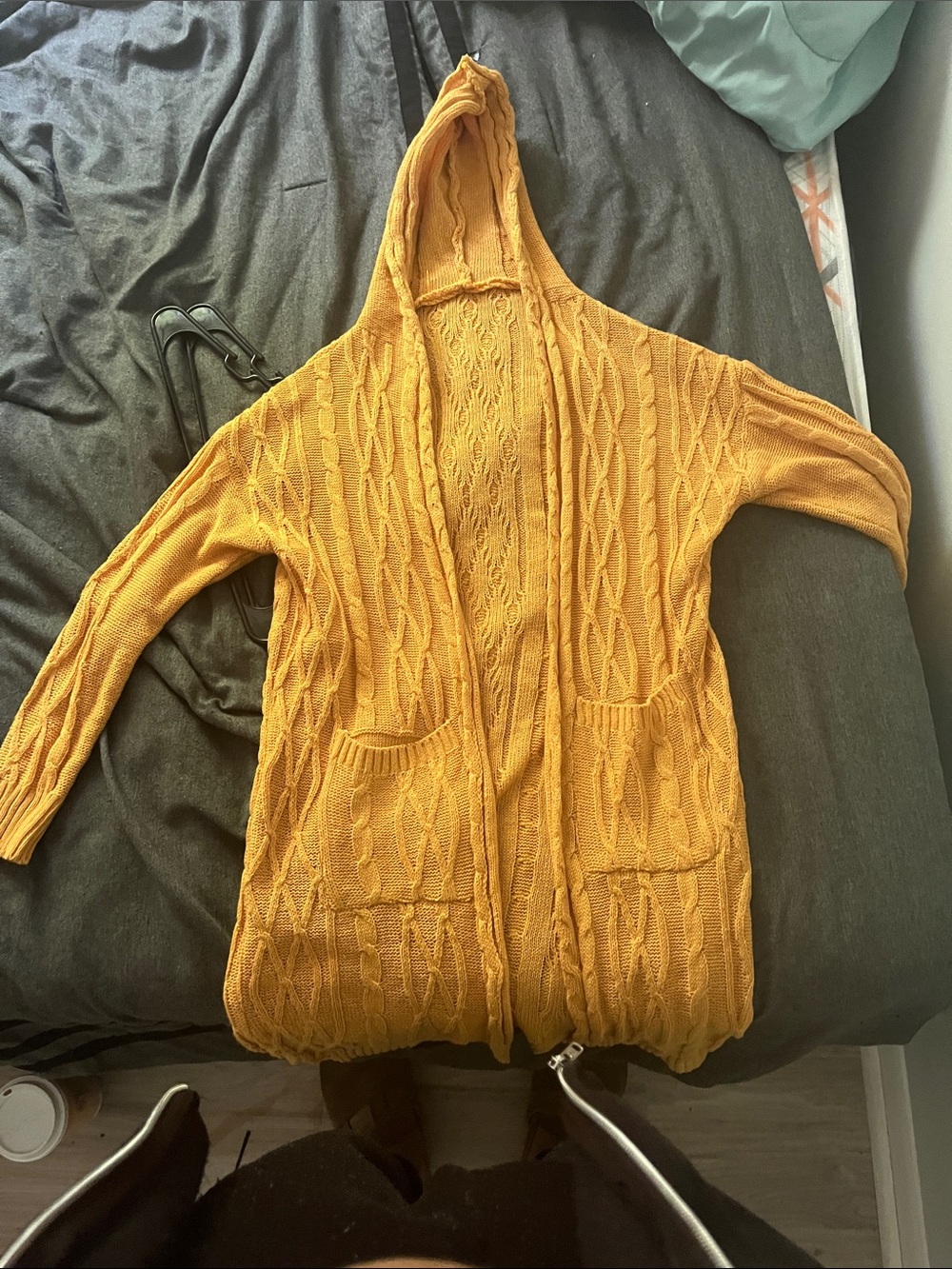 Yellow women’s cardigan